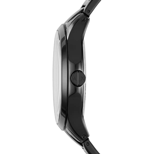 Armani Exchange Hampton AX7101 Men's Watch – Black Dial with Black Stainless Steel Bracelet
