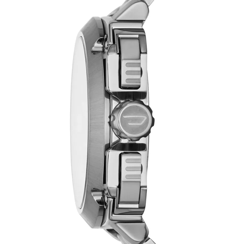 Diesel DZ7344 BAMF Chronograph Men's Watch – Gray Dial & Gray Stainless Steel Strap