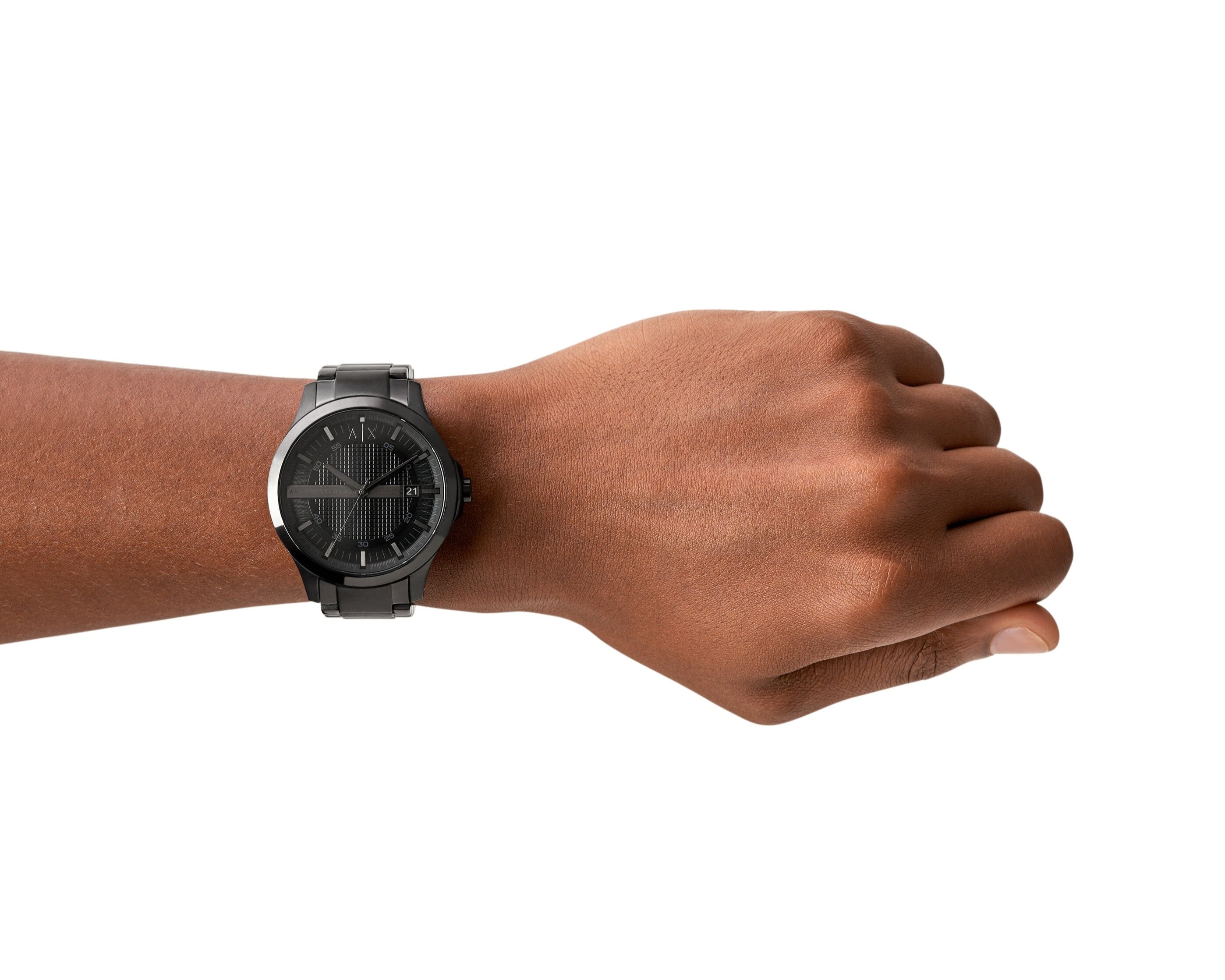 Armani Exchange Hampton AX2104 Men's Chronograph – Black Dial with Black Stainless Steel Strap
