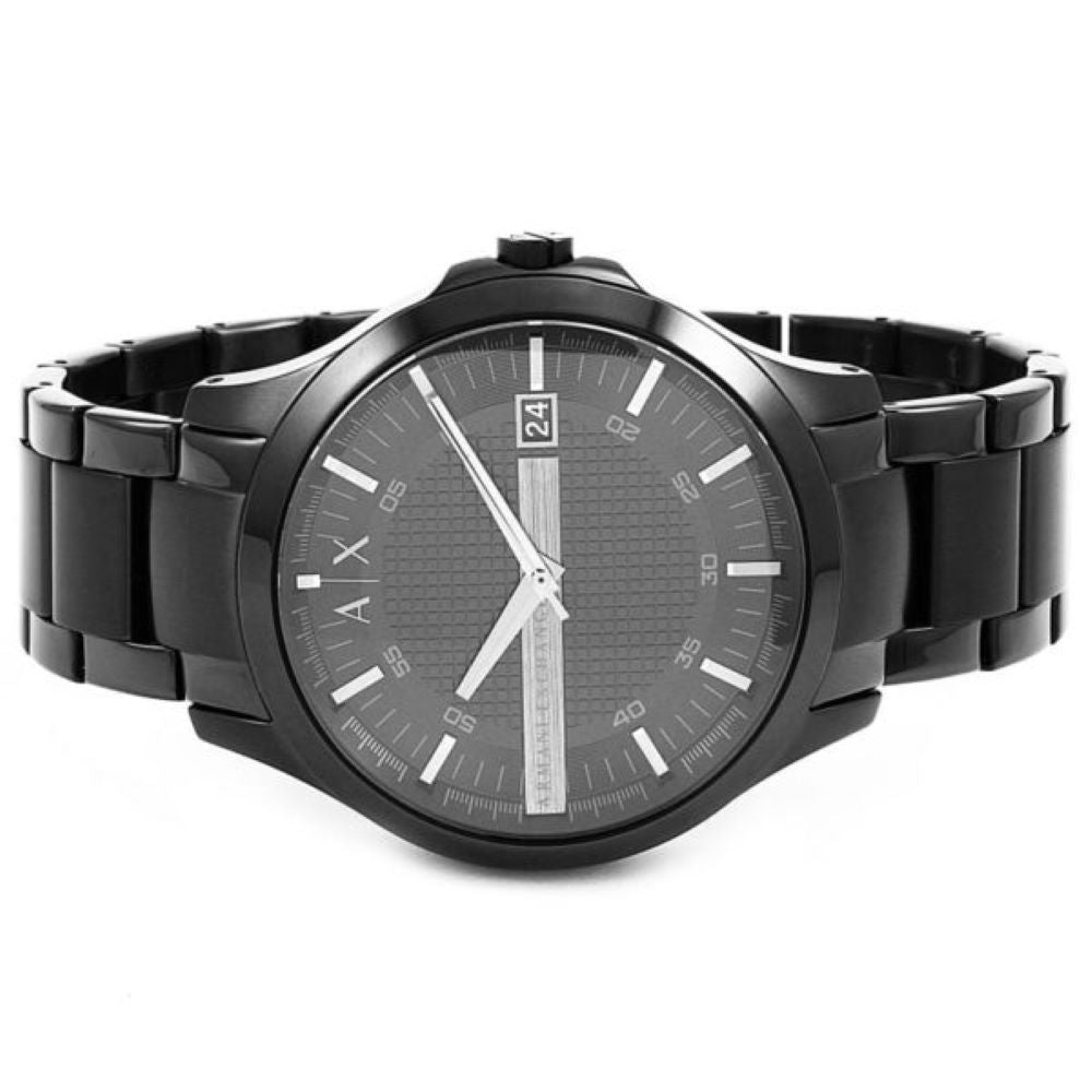 Armani Exchange Hampton AX2104 Men's Chronograph – Black Dial with Black Stainless Steel Strap