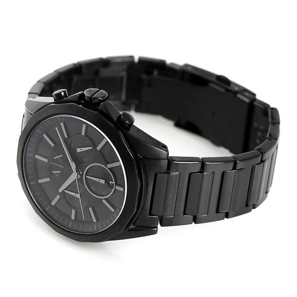 Armani Exchange Drexler AX2601 Men's Chronograph Watch – Black Dial with Black Stainless Steel Strap