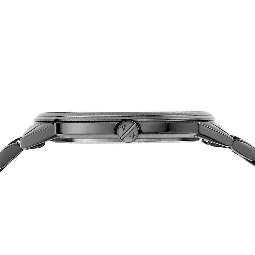 Armani Exchange Cayde AX2722 Men's Analog Watch – Grey Dial with Matching Grey Stainless Steel Strap