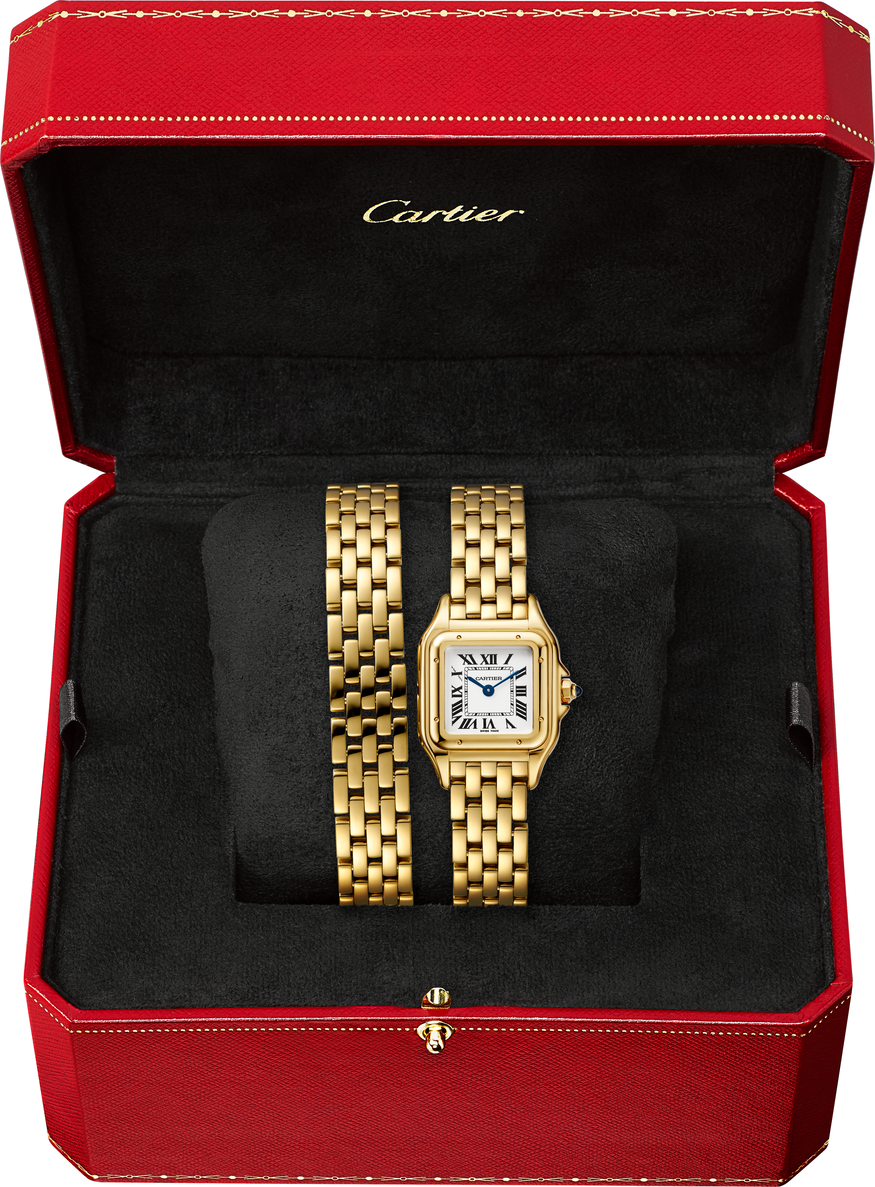 Panthère de Cartier Small Model | 22mm, 18K Yellow Gold, White Dial, Ref. WGPN0046