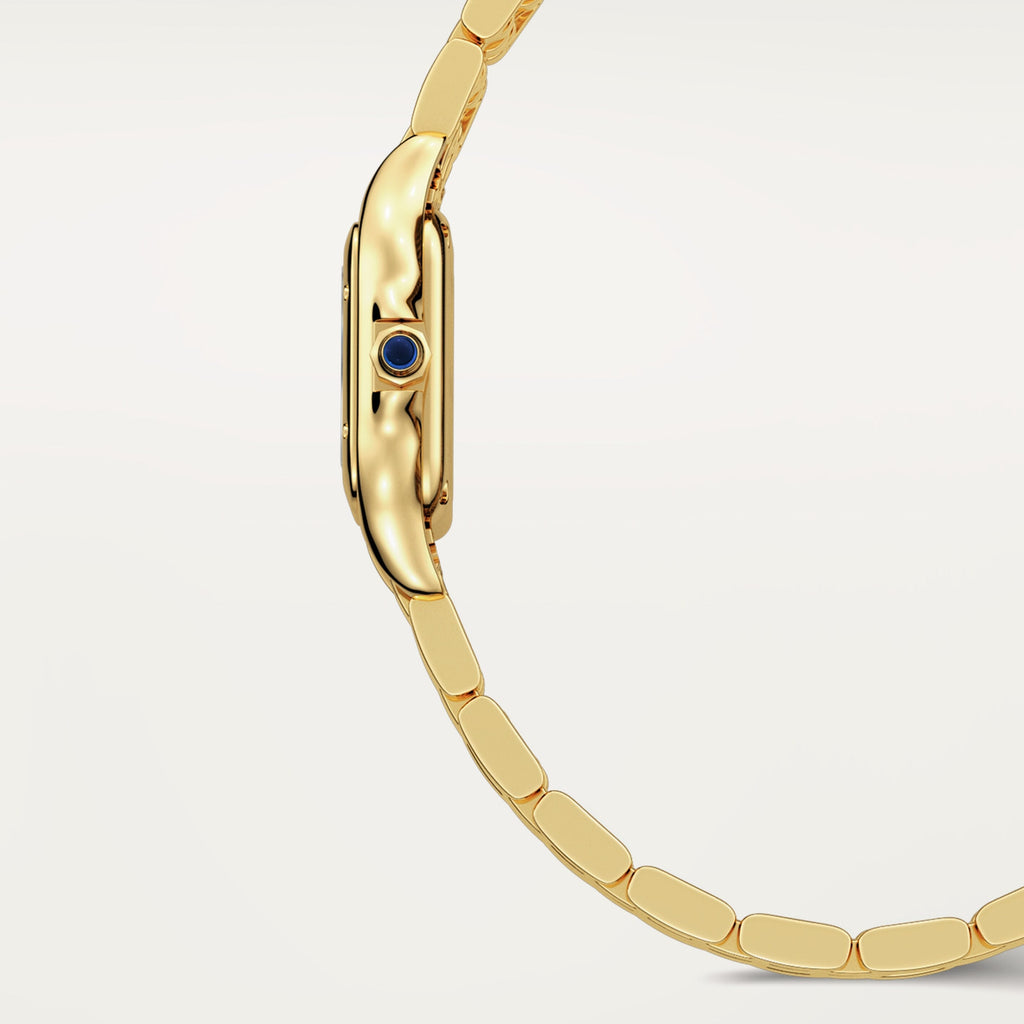 Panthère de Cartier Mini Model | 19mm, 18K Yellow Gold, Silver Dial, Ref. WGPN0048