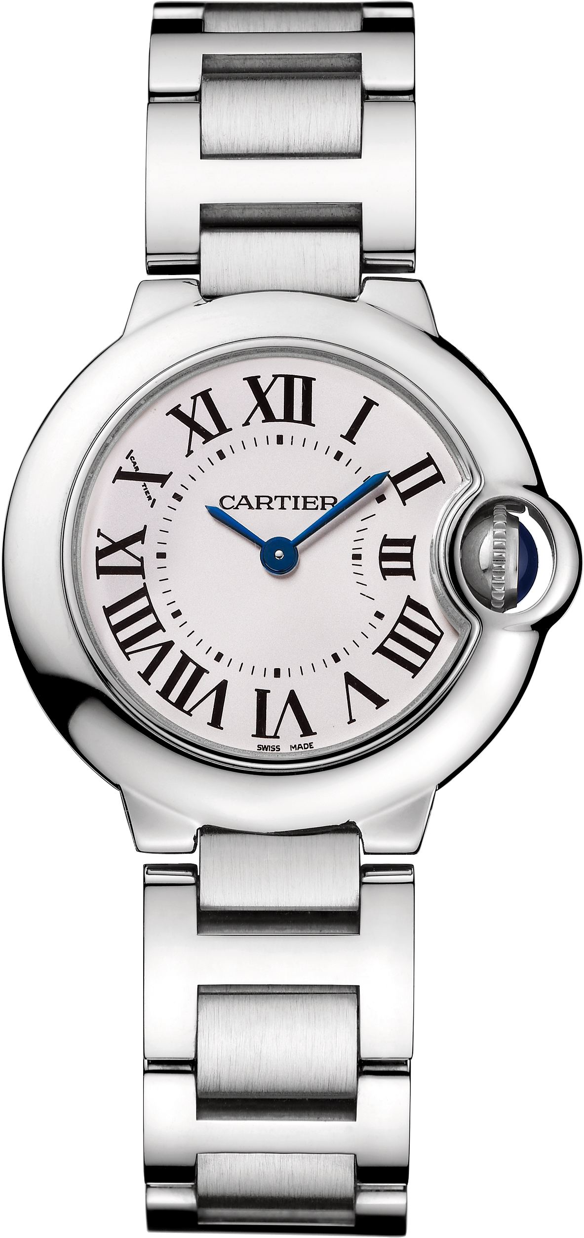 Ballon Bleu de Cartier 28 | 28mm, Steel, Silvered Dial