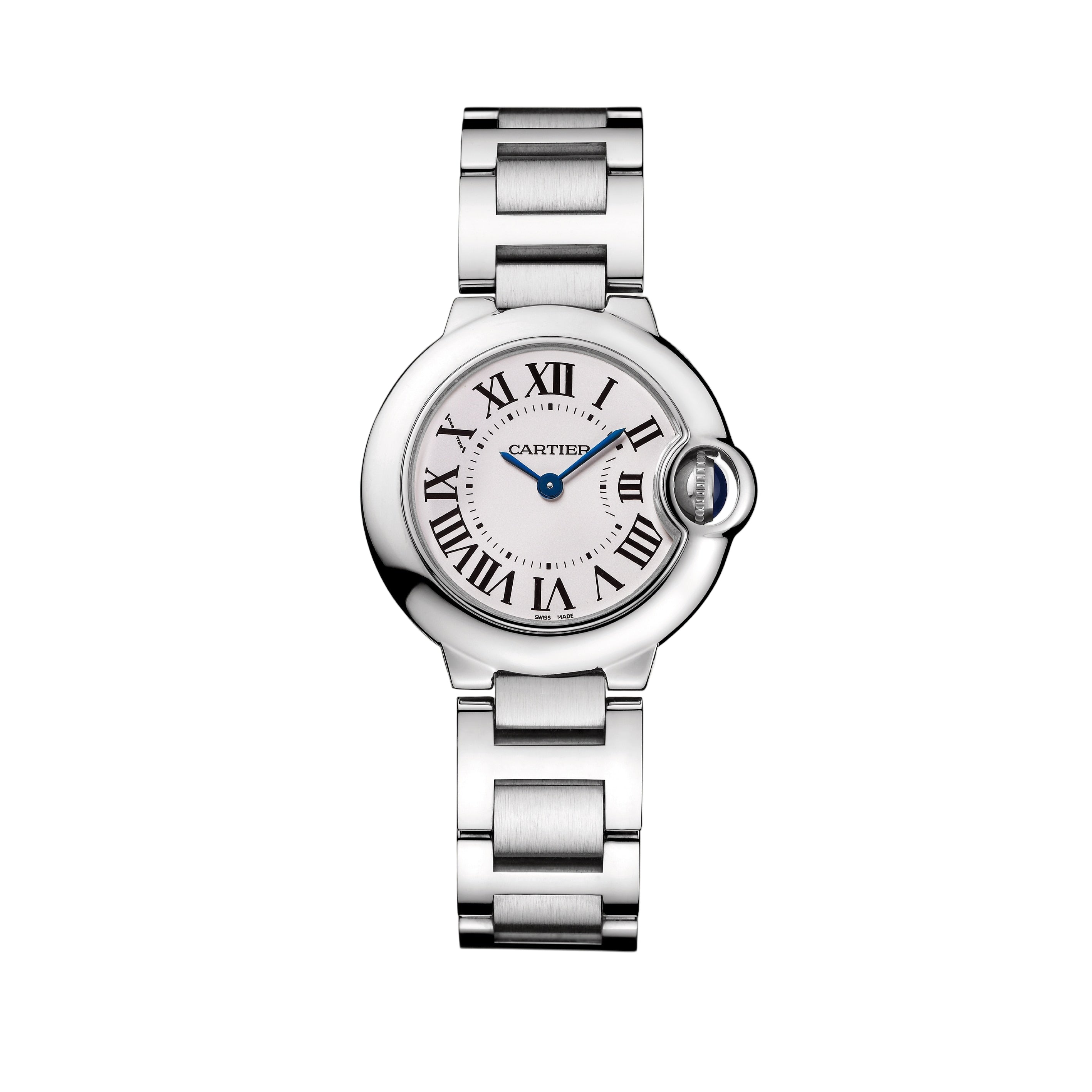 Ballon Bleu de Cartier 28 | 28mm, Steel, Silvered Dial
