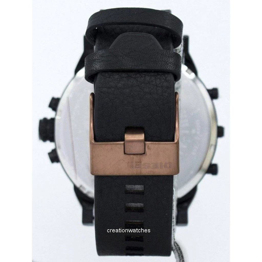 Diesel DZ7400 Mr. Daddy 2.0 Chronograph Men's Watch – Black Dial & Black Stainless Steel Strap