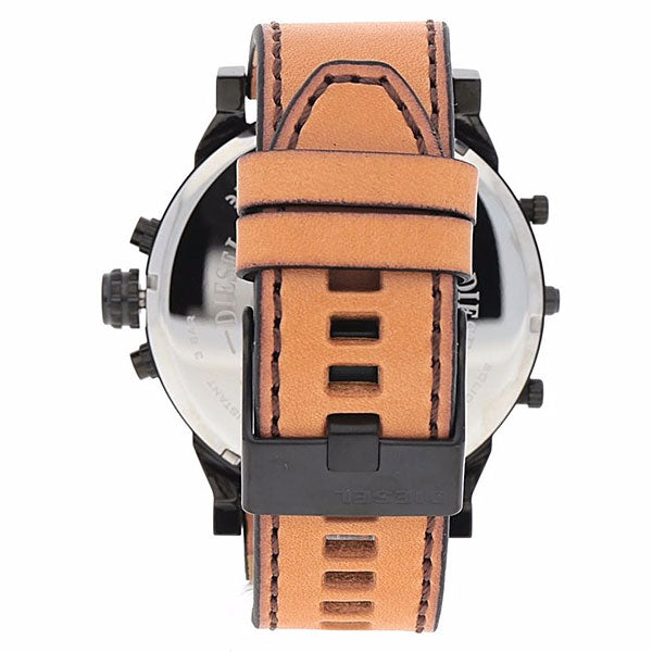 Diesel DZ7406 Mr. Daddy 2.0 Chronograph Men's Watch – Grey Dial & Brown Leather Strap