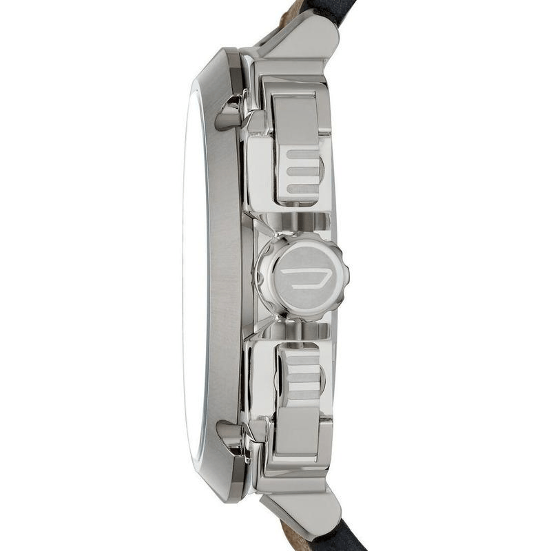 Diesel DZ7343 BAMF Chronograph Men's Watch – Beige Dial & Brown Leather Strap