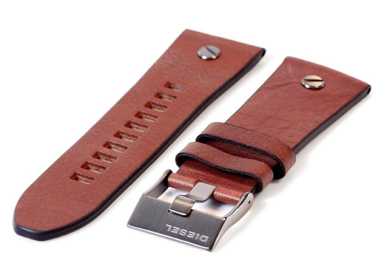 Diesel DZ7314 Mr. Daddy Chronograph Men's Watch – Blue Dial & Brown Leather Strap