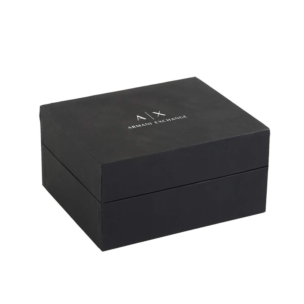 Armani Exchange Hampton AX7101 Men's Watch – Black Dial with Black Stainless Steel Bracelet