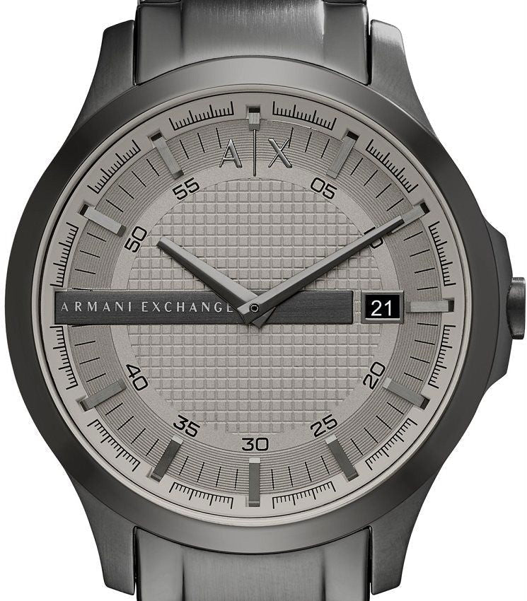 Armani Exchange Hampton AX2194 Men's Chronograph – Grey Dial with Matching Grey Stainless Steel Strap