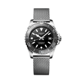 longines HydroConquest 39mm - Black on Mesh Bracelet