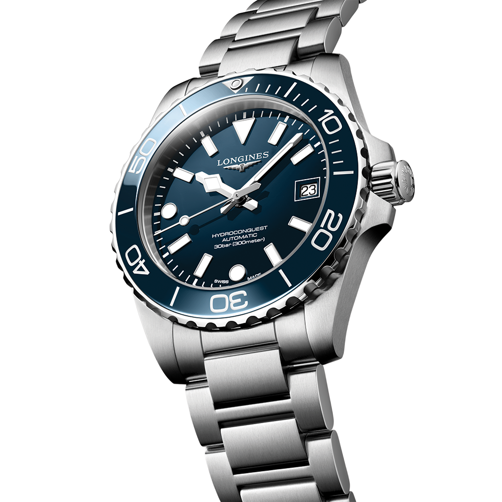 longines HydroConquest 39mm - Blue on Bracelet