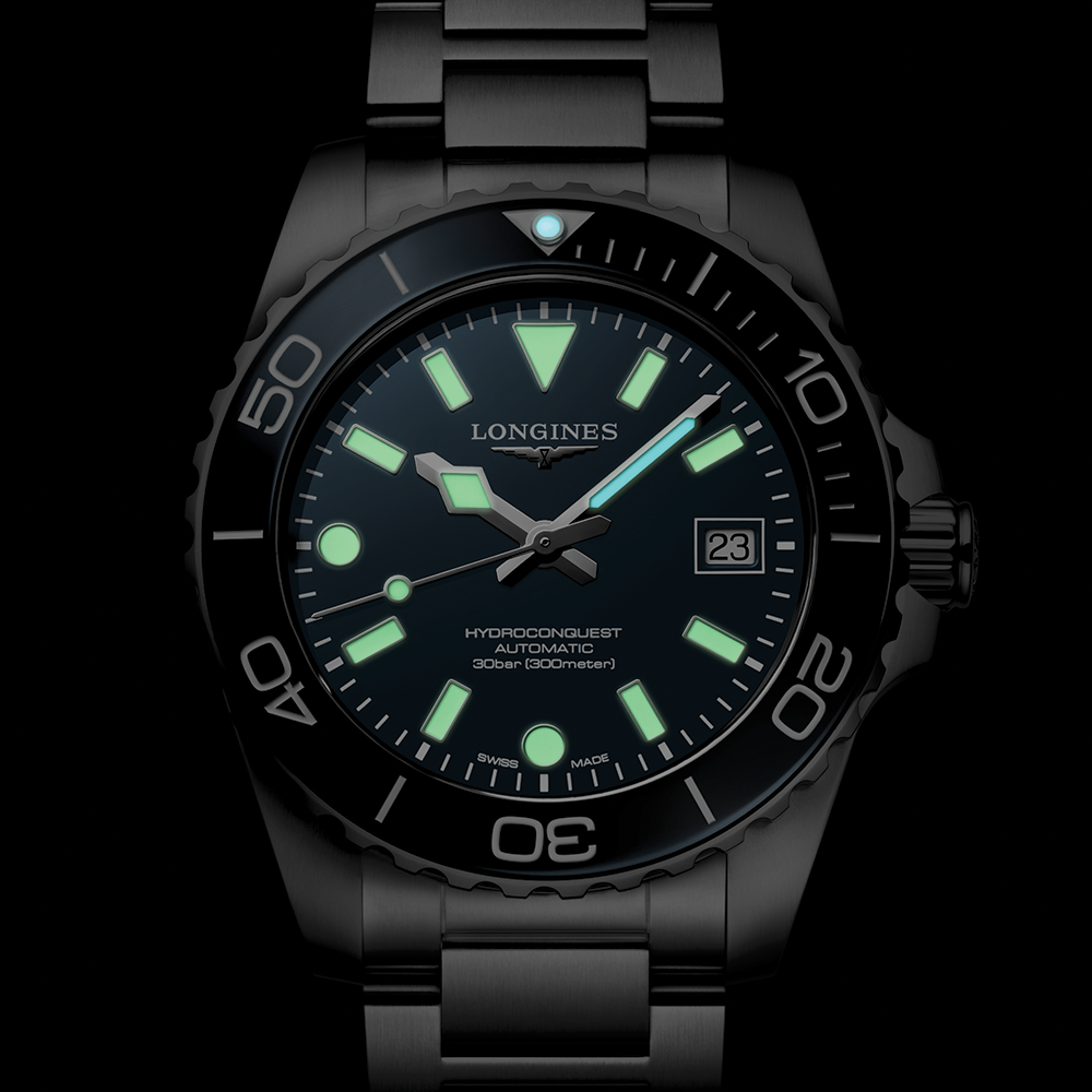 longines HydroConquest 39mm - Blue on Bracelet