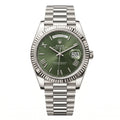 Rolex Day-Date 40 228239 White Gold "Olive Green" President