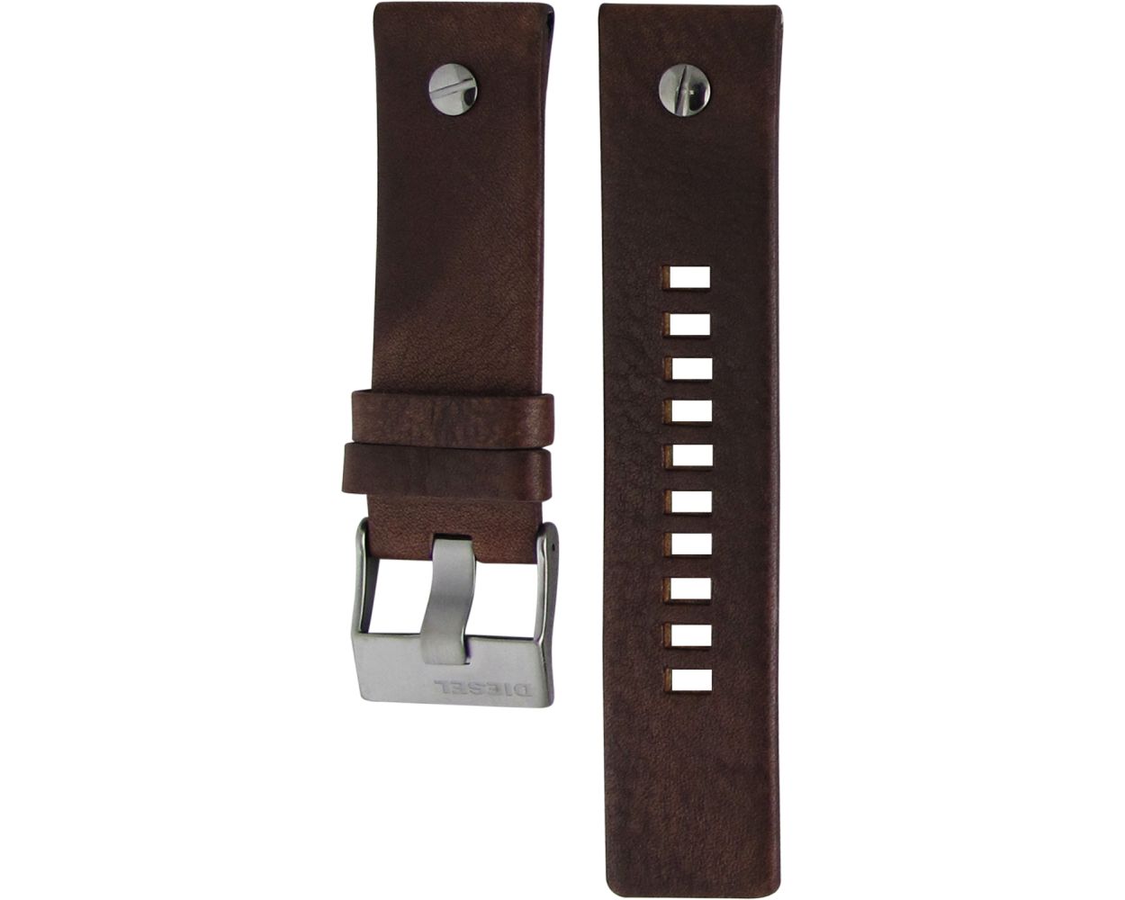 Diesel DZ7258 Little Daddy SBA Men's Watch – Grey Dial & Brown Leather Strap