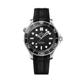 OMEGA Seamaster Diver 300M Aluminum Bezel 42mm - Black on Rubber Strap