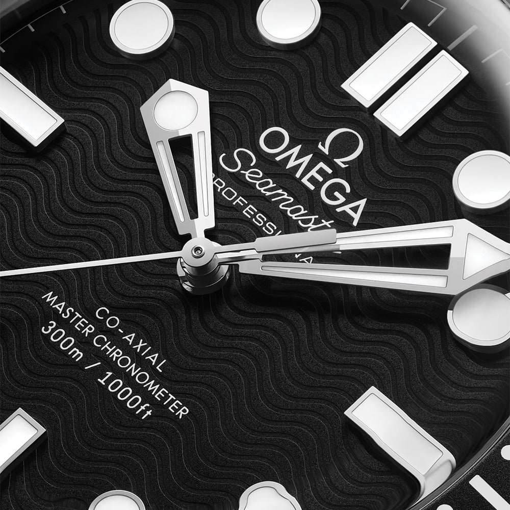 OMEGA Seamaster Diver 300M Aluminum Bezel 42mm - Black on Rubber Strap