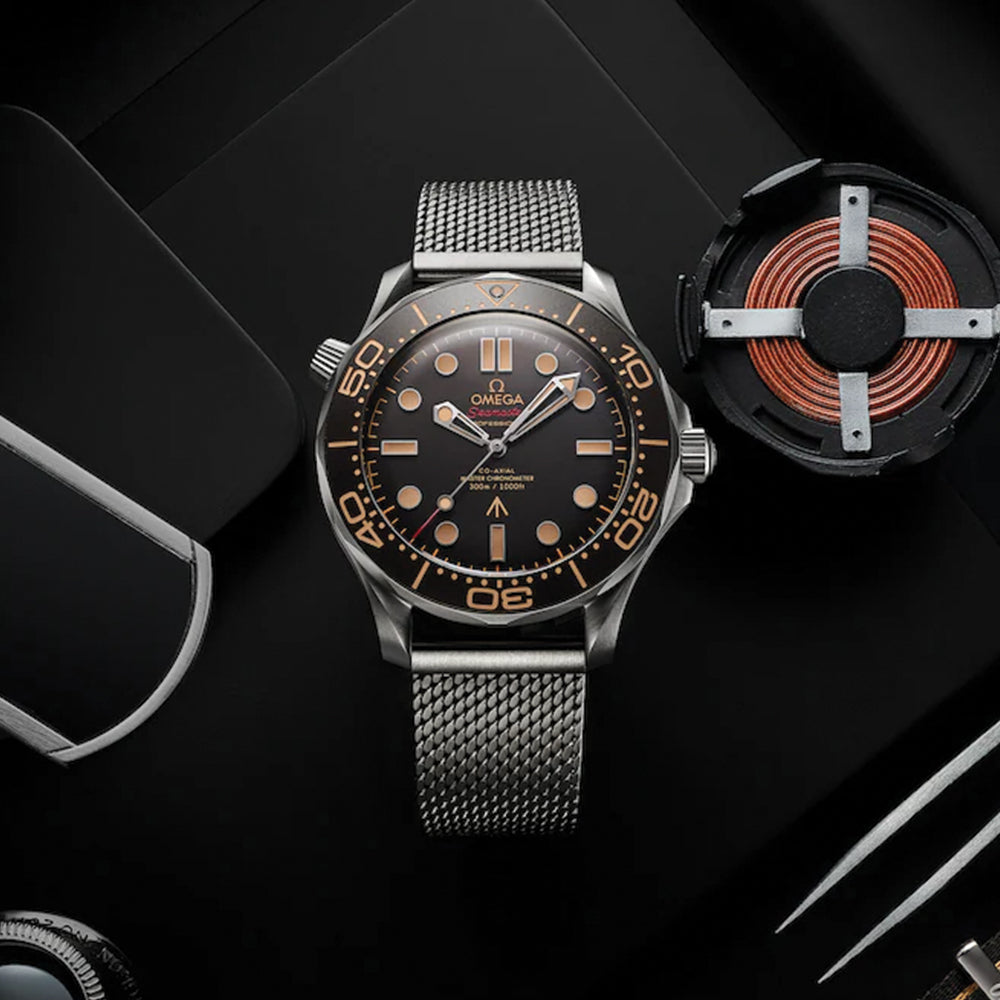 OMEGA Seamaster Diver 300M 007 Edition Titanium 42mm - Brown on Bracelet