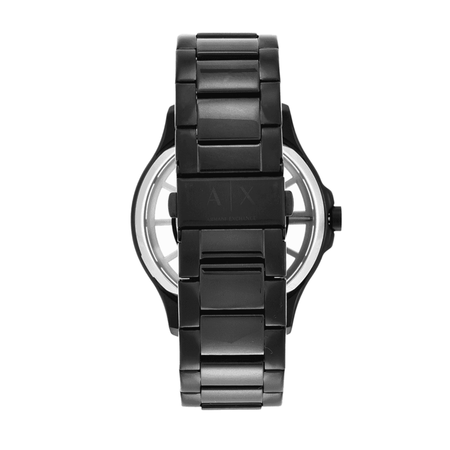 Armani Exchange Hampton Series AX2192 Men's Chronograph – Black Dial with Matching Black Stainless Steel Bracelet