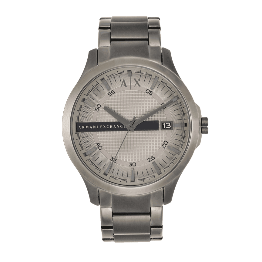 Armani Exchange Hampton AX2194 Men's Chronograph – Grey Dial with Matching Grey Stainless Steel Strap
