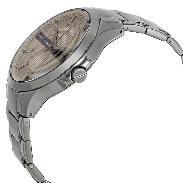 Armani Exchange Hampton AX2135 Men's Chronograph Watch – Grey Dial with Coordinated Grey Stainless Steel Strap