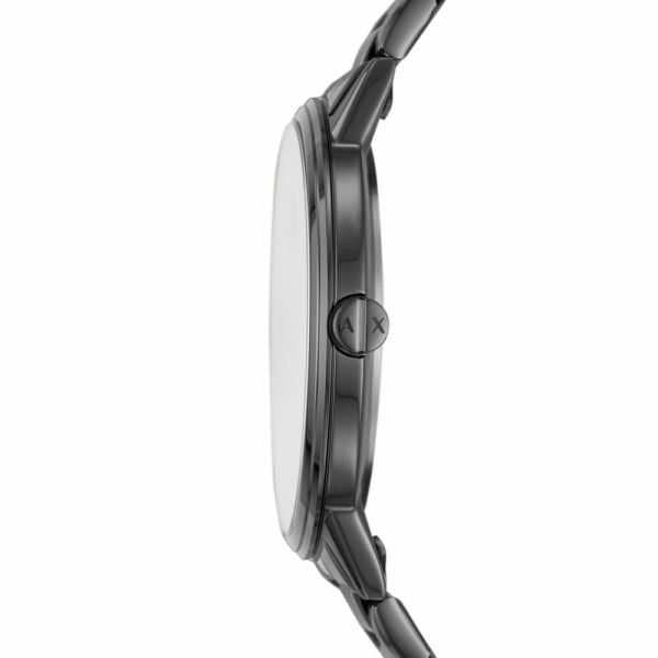 Armani Exchange Cayde AX2722 Men's Analog Watch – Grey Dial with Matching Grey Stainless Steel Strap