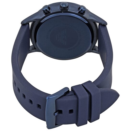 Armani Exchange Outerbanks AX7128 Men's Chronograph Watch – Blue Dial with Blue Silicone Strap