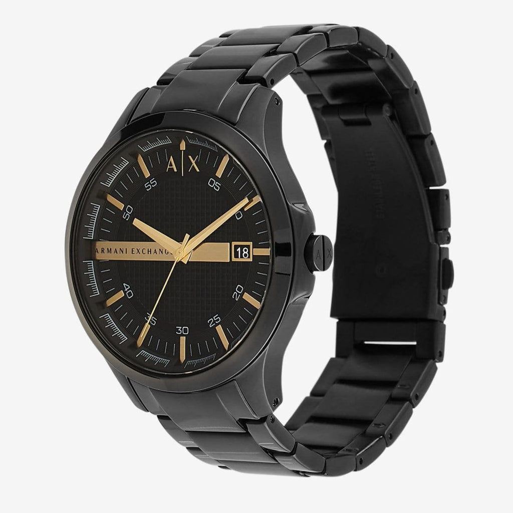 Armani Exchange Hampton AX2150 Men's Chronograph – Black Dial with Black Stainless Steel Bracelet