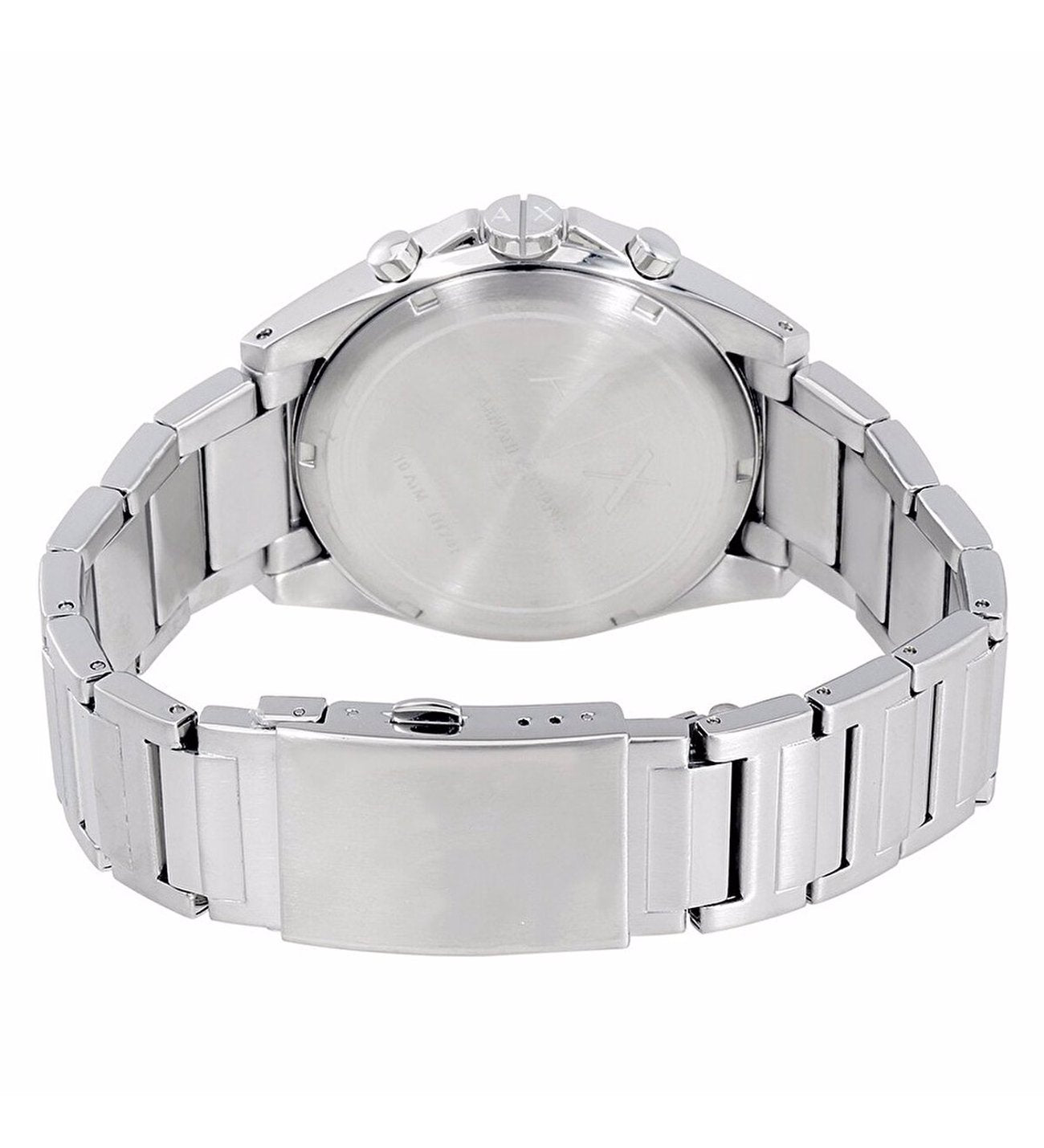 Armani Exchange Drexler AX2600 Men's Chronograph Watch – Black Dial with Silver Stainless Steel Strap