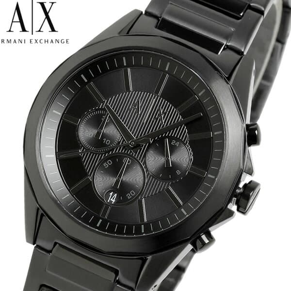 Armani Exchange Drexler AX2601 Men's Chronograph Watch – Black Dial with Black Stainless Steel Strap