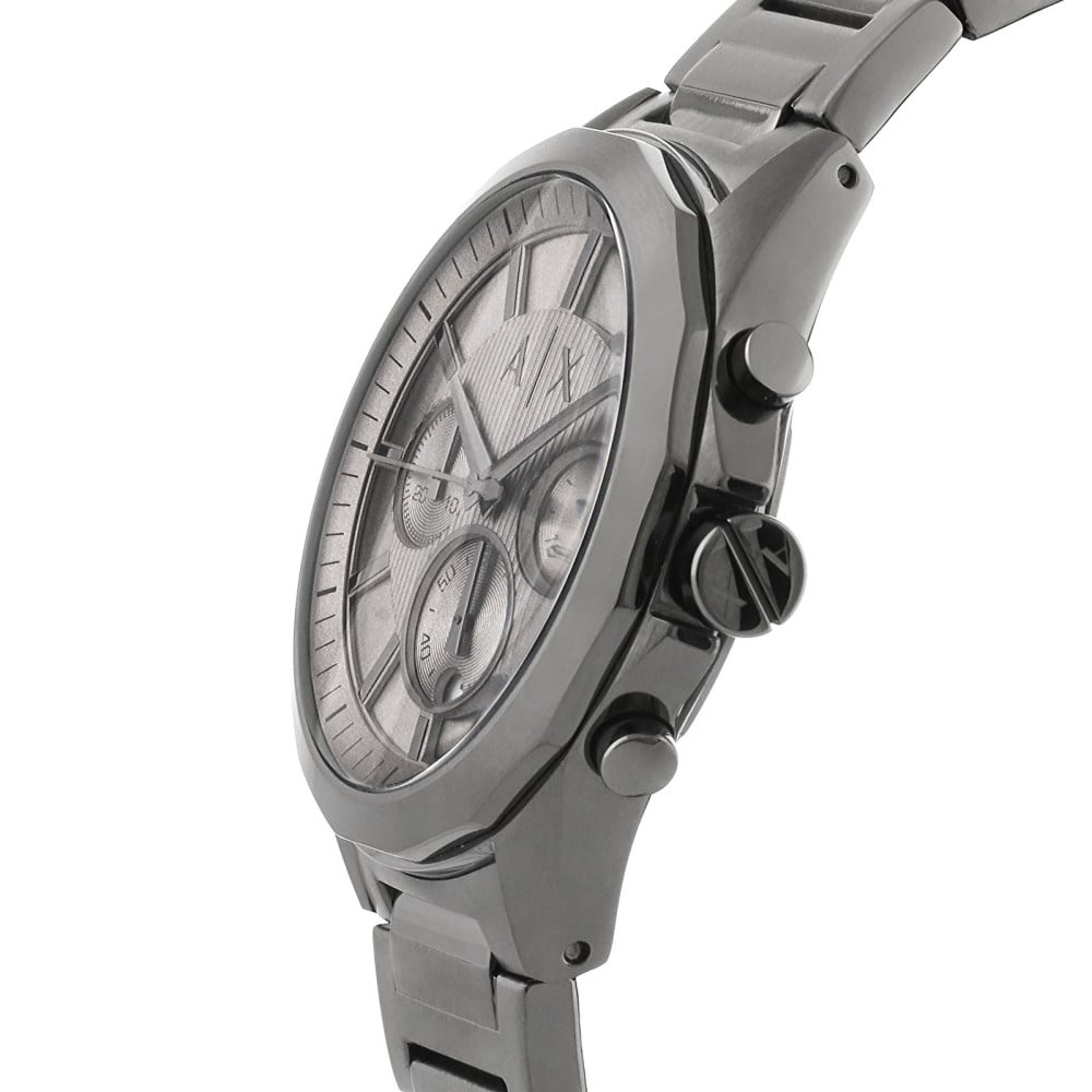 Armani Exchange Drexler AX2603 Men's Chronograph Watch – Grey Dial with Stainless Steel Bracelet