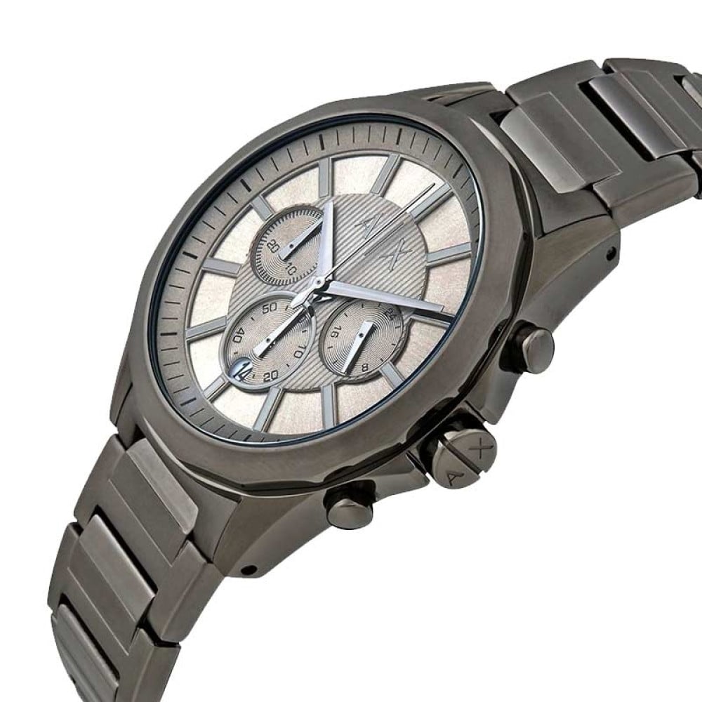 Armani Exchange Drexler AX2603 Men's Chronograph Watch – Grey Dial with Stainless Steel Bracelet