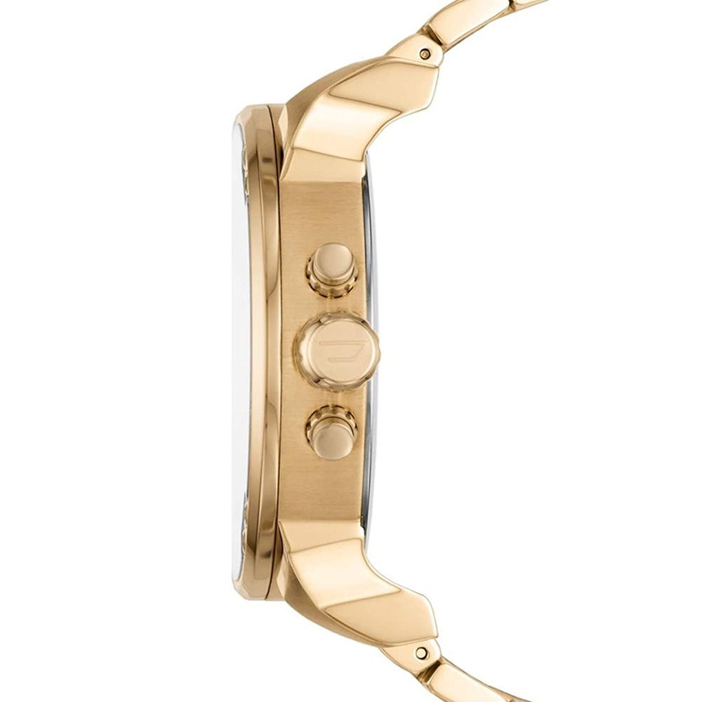 Diesel DZ7399 Mr. Daddy 2.0 Chronograph Men's Watch – Gold Dial & Gold Stainless Steel Strap