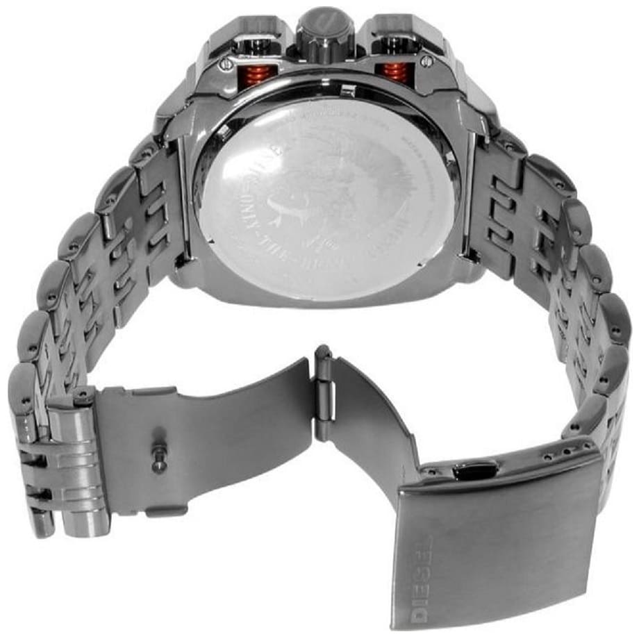Diesel DZ7344 BAMF Chronograph Men's Watch – Gray Dial & Gray Stainless Steel Strap