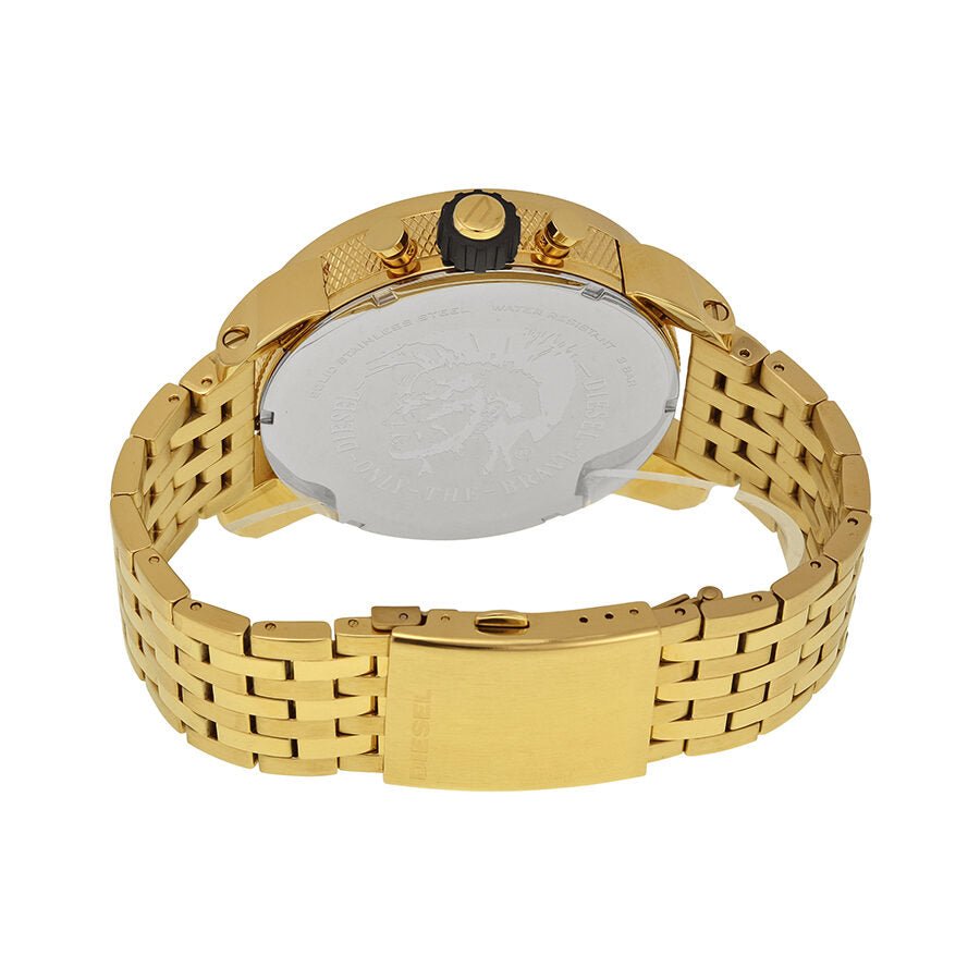 Diesel DZ7347 Mr. Daddy Chronograph Men's Watch – Blue Dial & Gold Stainless Steel Strap