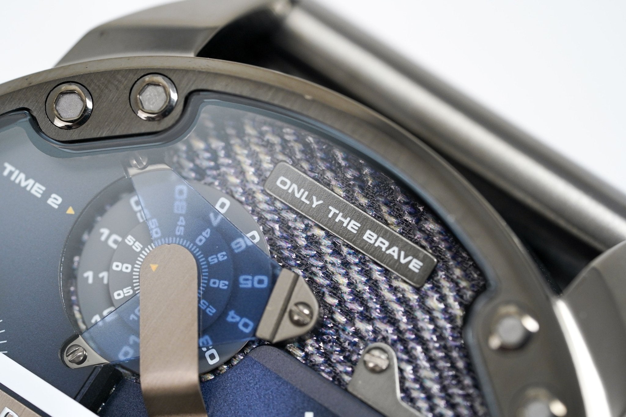 Diesel DZ7331 Big Daddy 2.0 Chronograph Men's Watch – Blue Dial & Grey Stainless Steel Strap