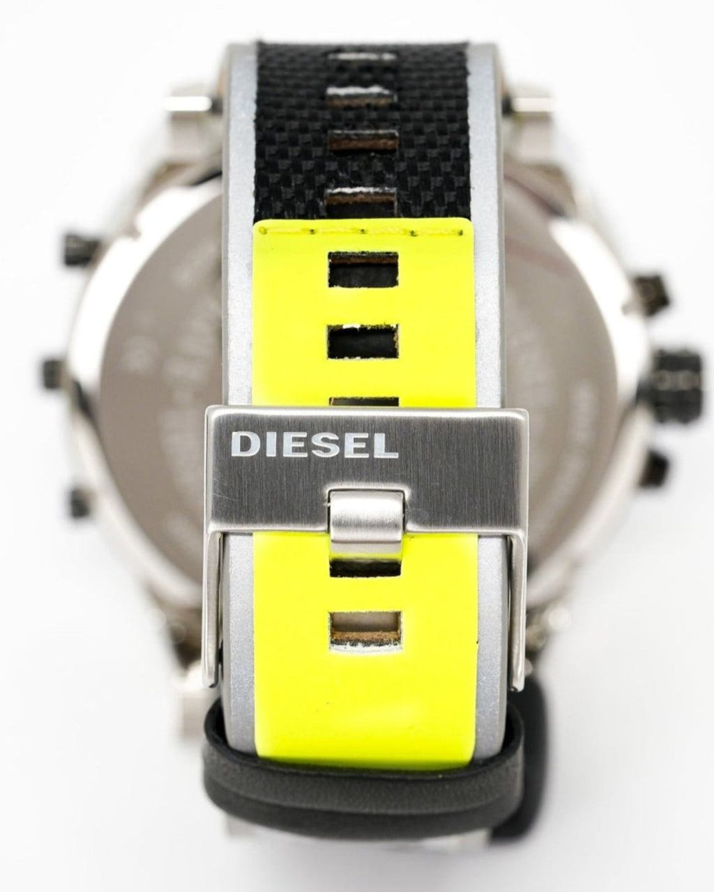 Diesel DZ7429 Mr. Daddy 2.0 Chronograph Men's Watch – Black Dial & Grey Nylon Strap