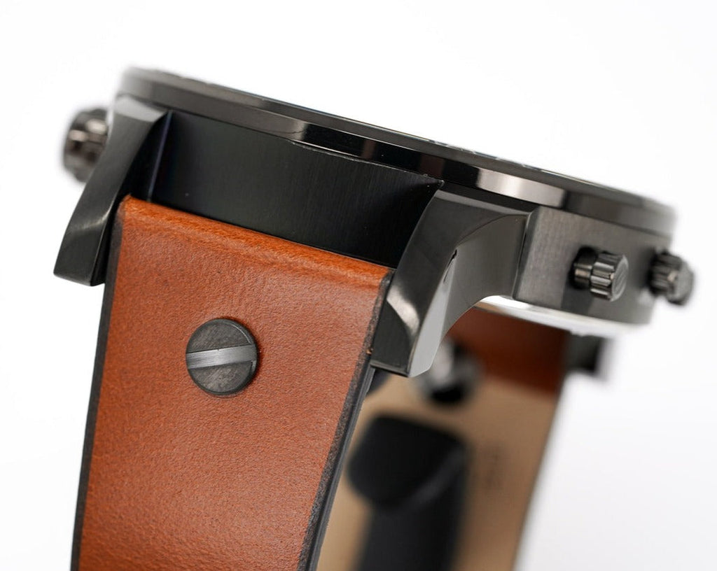 Diesel DZ7394 Mr. Daddy 2.0 Chronograph Men's Watch – Silver Dial & Brown Leather Strap