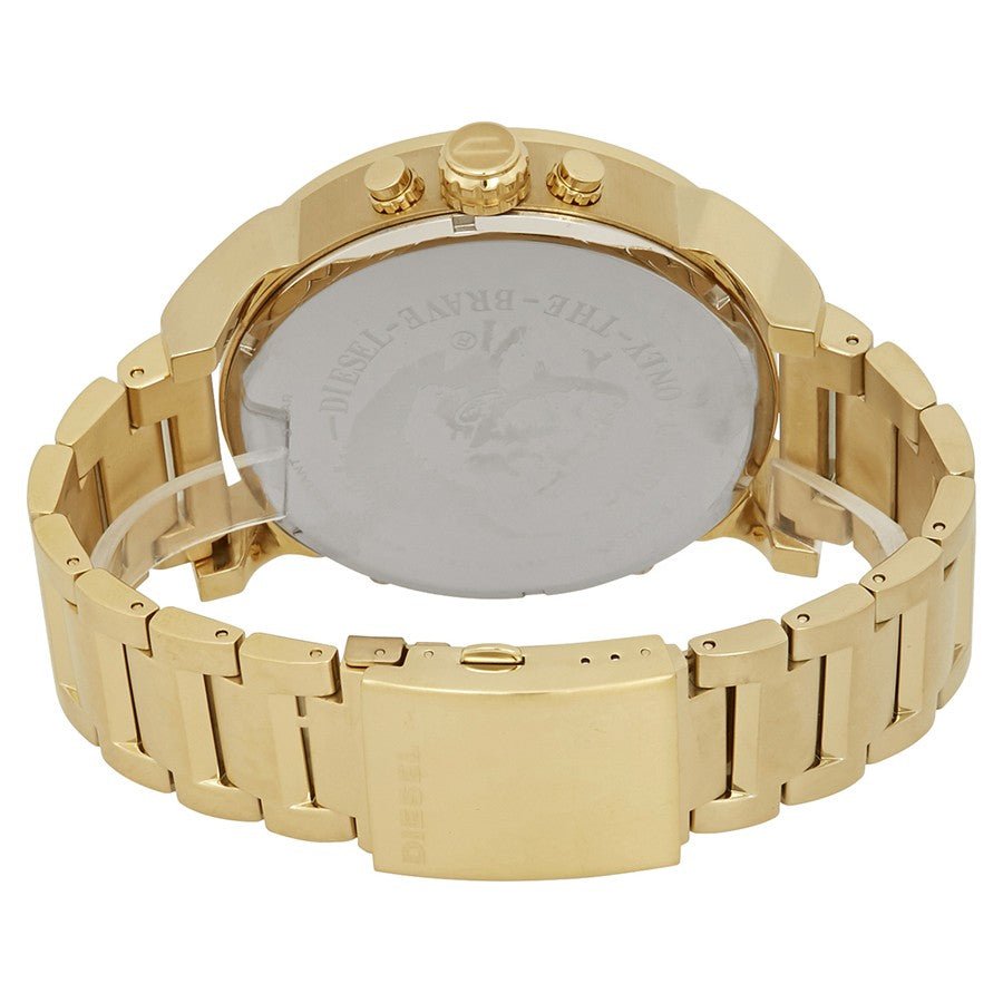 Diesel DZ7399 Mr. Daddy 2.0 Chronograph Men's Watch – Gold Dial & Gold Stainless Steel Strap