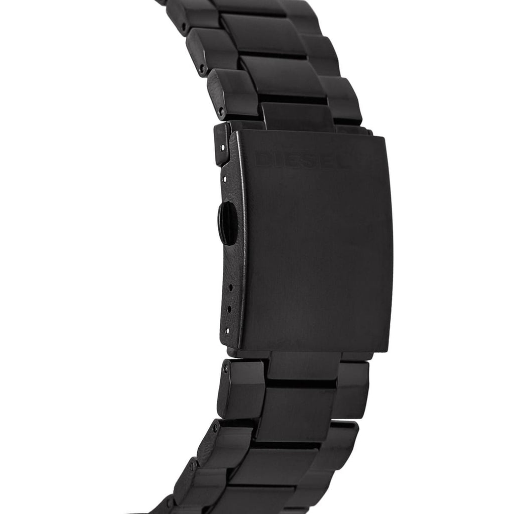 Diesel DZ4355 Mega Chief Chronograph Men's Watch – Black Dial & Black Stainless Steel Strap