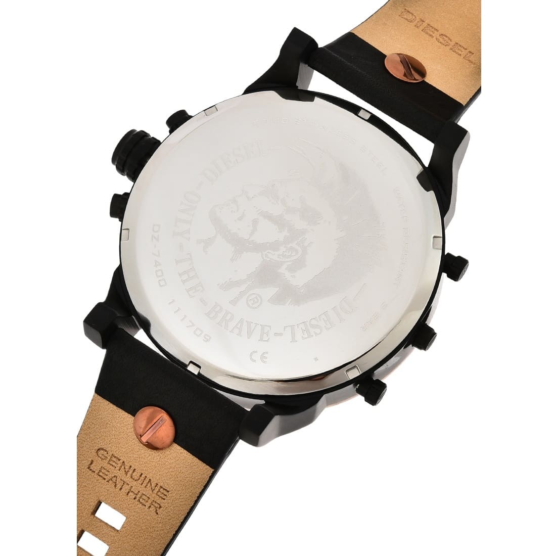Diesel DZ7400 Mr. Daddy 2.0 Chronograph Men's Watch – Black Dial & Black Stainless Steel Strap