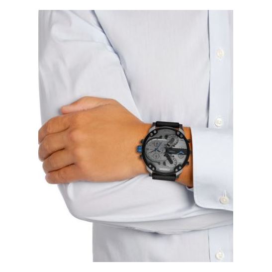Diesel DZ7420 Mr. Daddy 2.0 Chronograph Men's Watch – Grey Dial & Black Nylon Strap