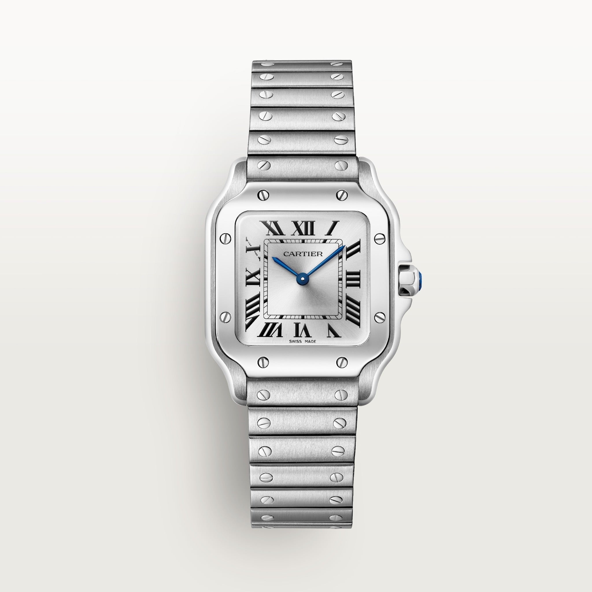 Santos De Cartier | 27mm, Steel, Silver Dial