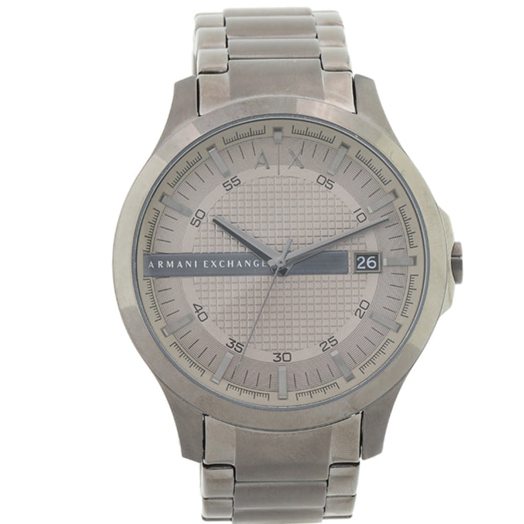 Armani Exchange Hampton AX2194 Men's Chronograph – Grey Dial with Matching Grey Stainless Steel Strap