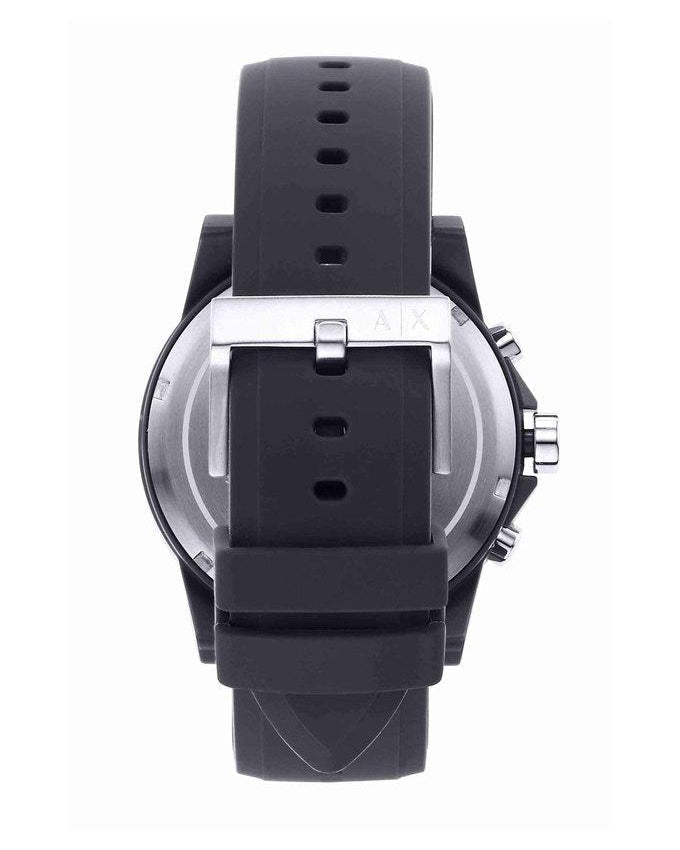 Armani Exchange Outerbanks AX7123 Men's Chronograph Watch – Grey Dial with Grey Silicone Strap