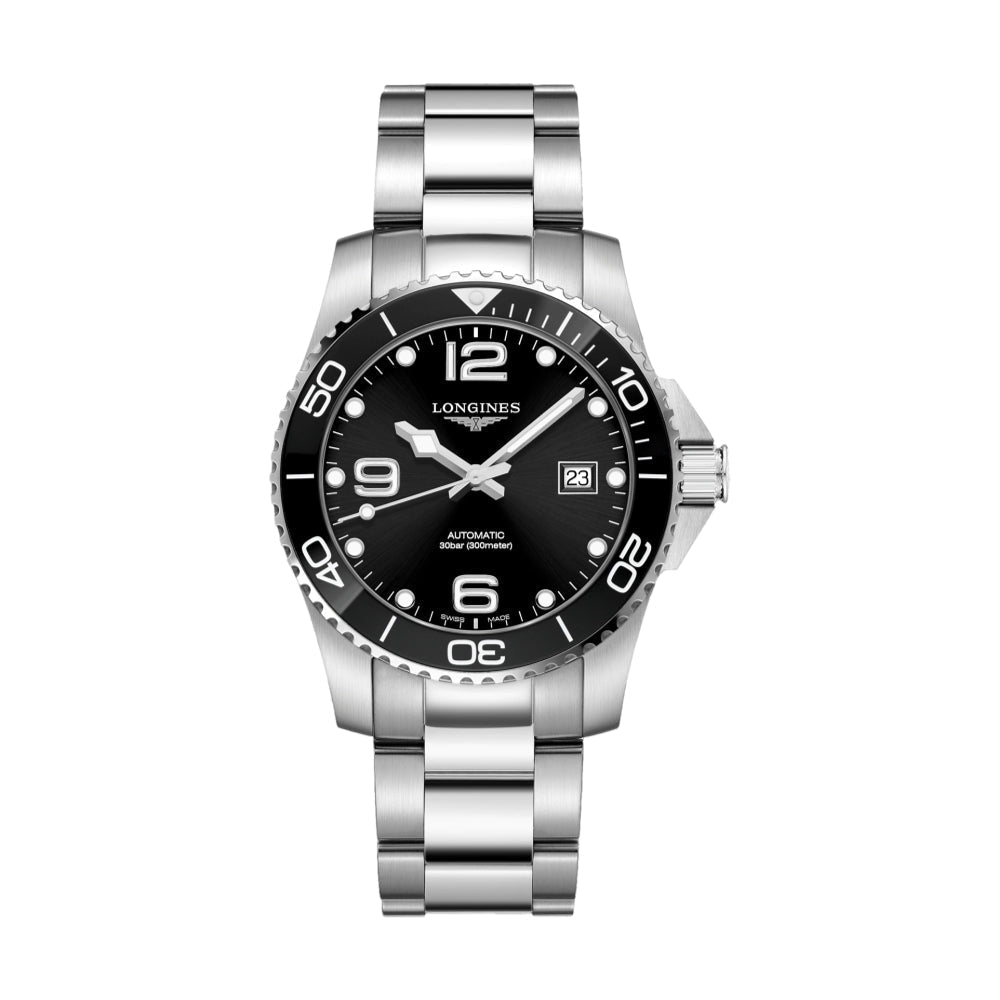 longines HydroConquest 41mm - Black on Bracelet