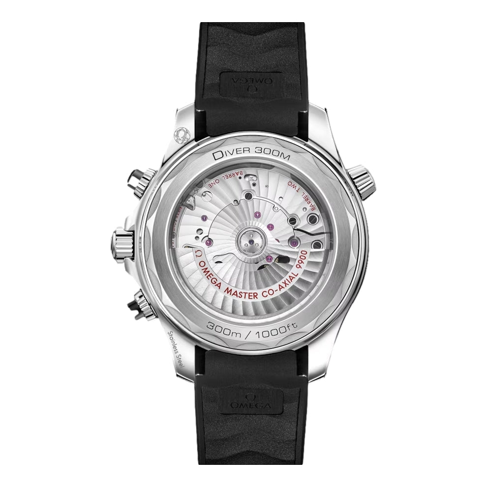 OMEGA Seamaster Diver 300M Chronograph 44mm - Black on Rubber Strap