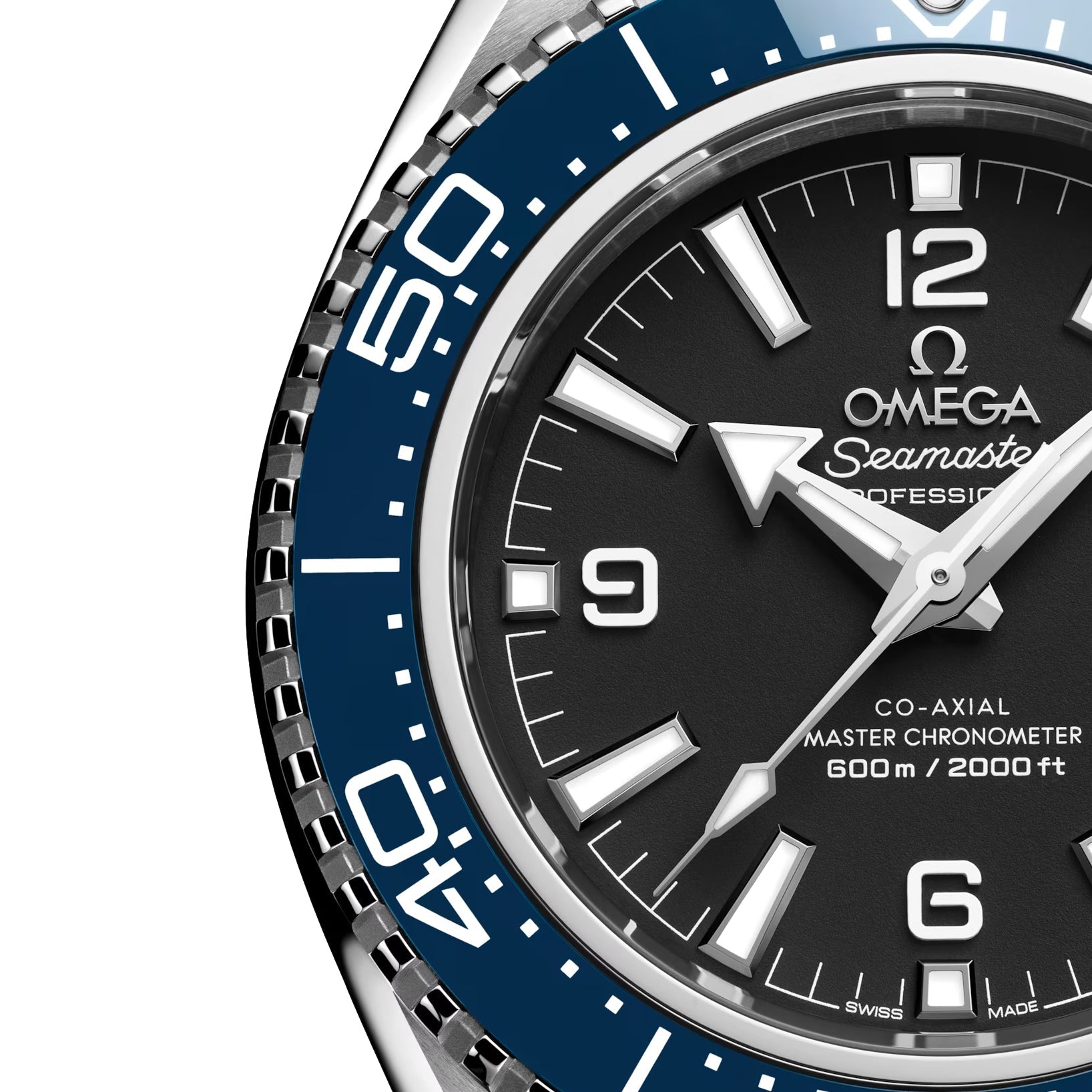 OMEGA Seamaster Planet Ocean 600M 42mm - Black and Blue on Bracelet